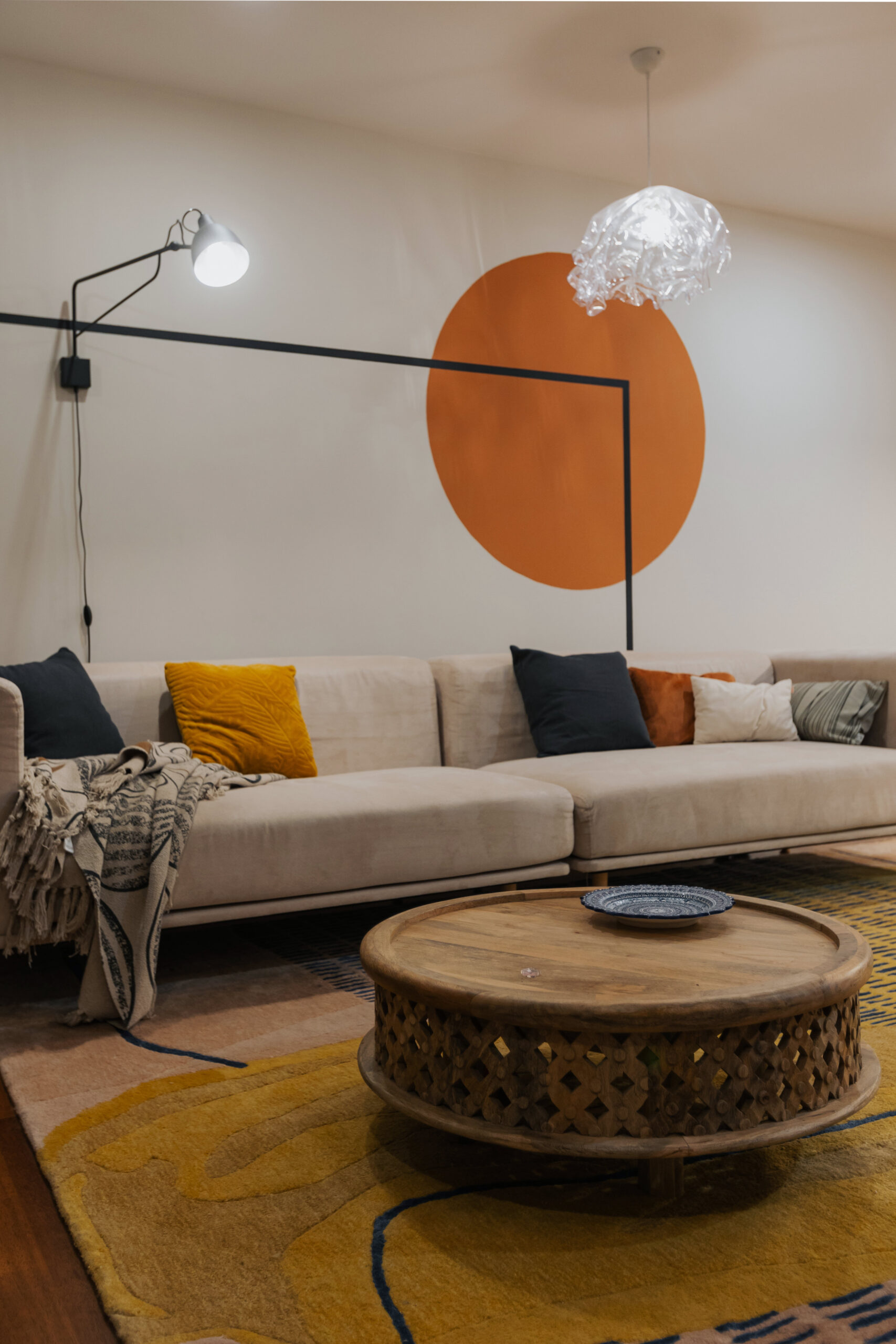 apartament București living