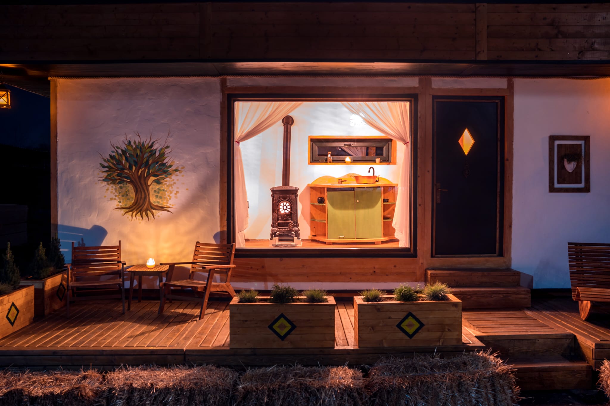 George a construit un tiny house de la zero