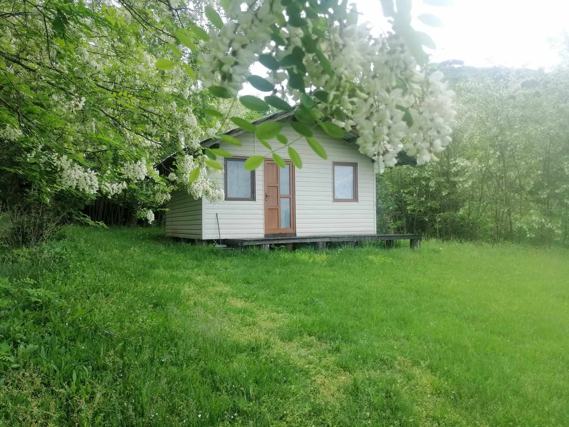 Cabana în care Răzvan locuiește alături de familie