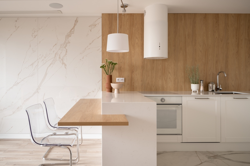 bucatarie amenajata in stil minimalist