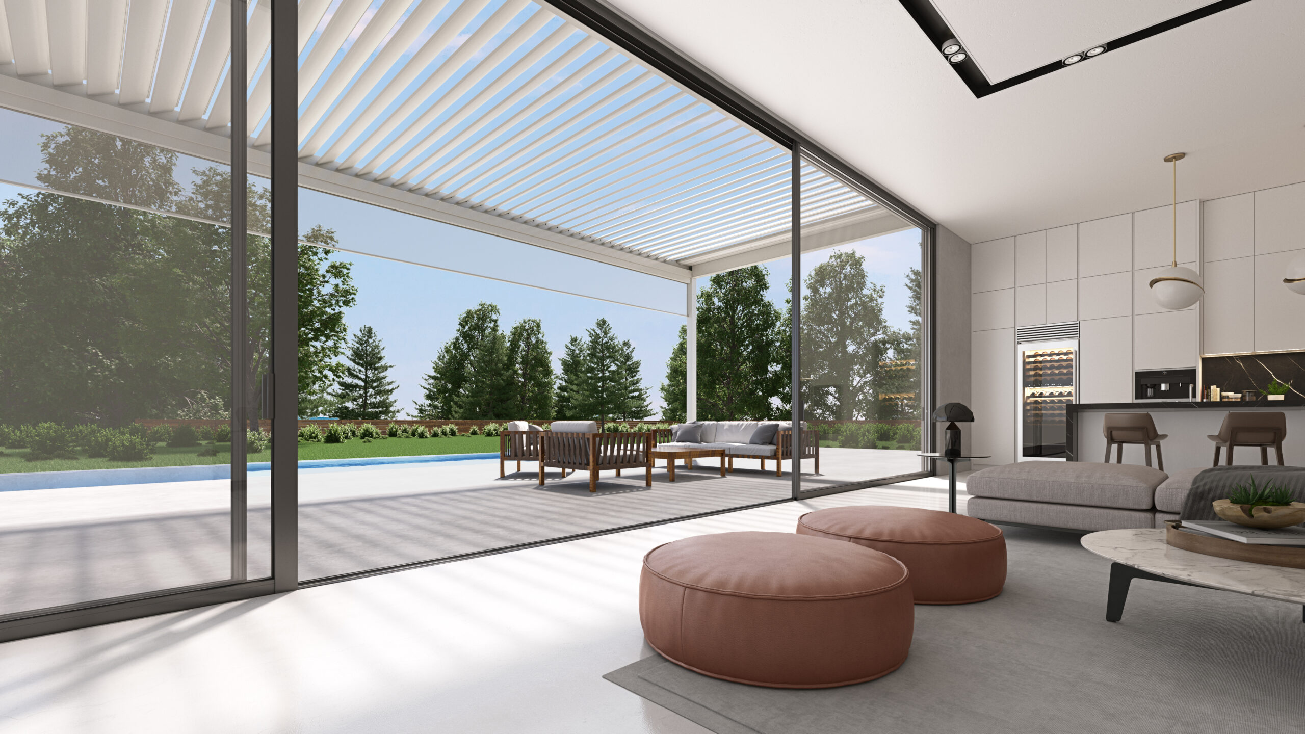 pergola alumil terasa transformata in living