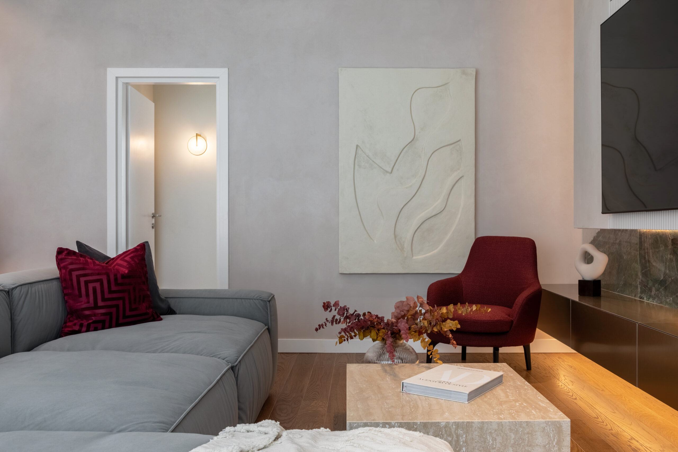 amenajare triplex living
