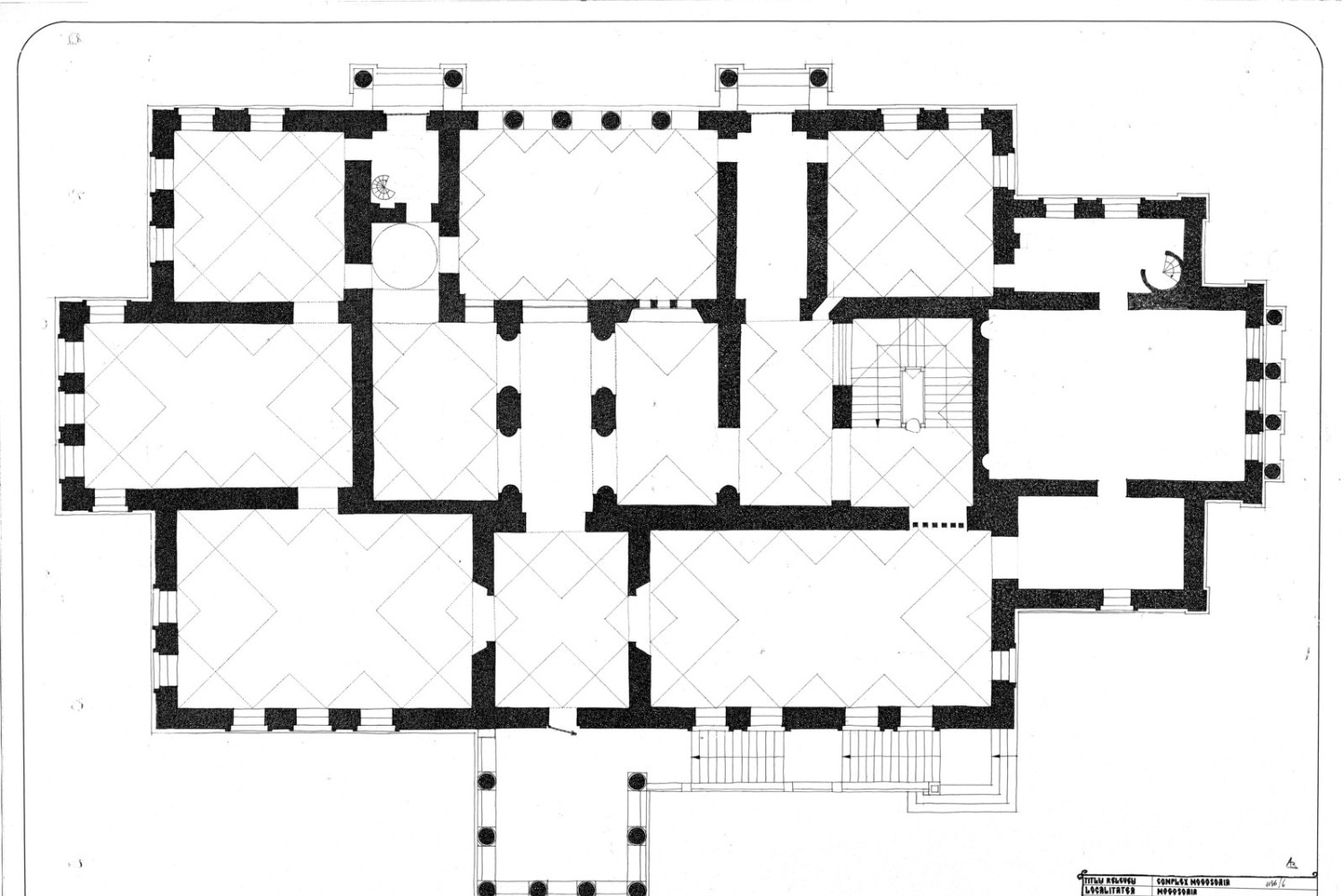 3.1 casa stil brancovenesc - plan mogosoaia