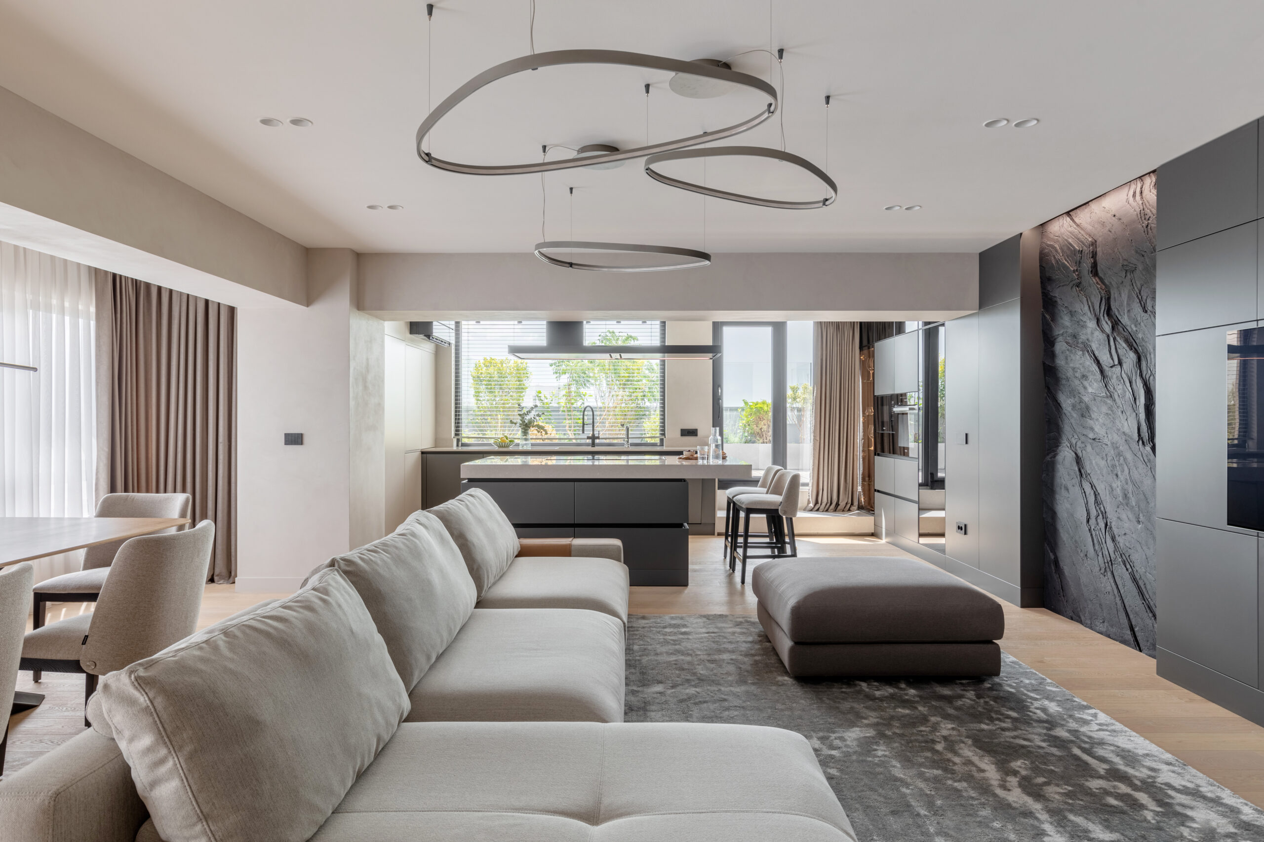 penthouse Iași living