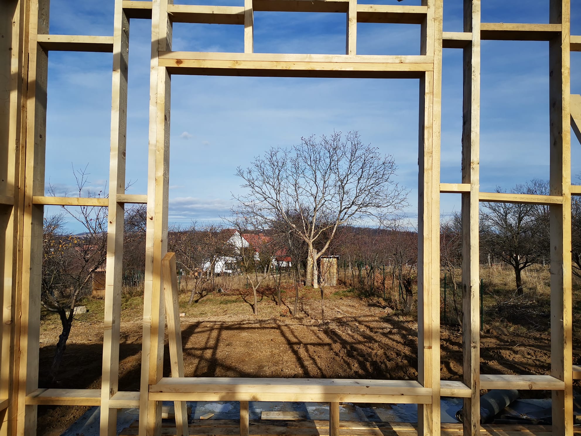 casă Sibiel structura lemn