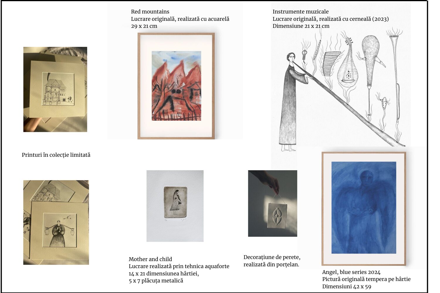 obiecte decorative artiști români