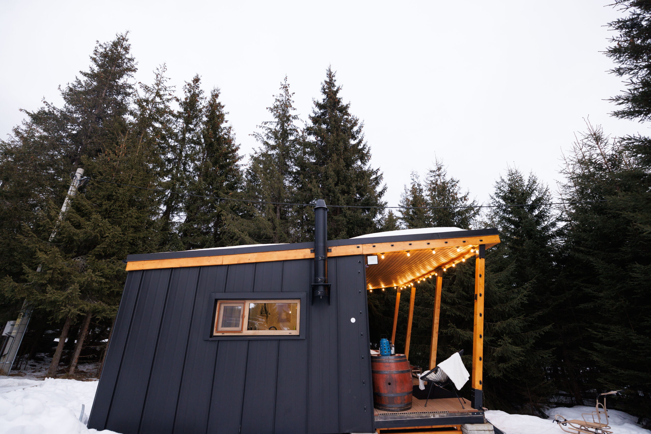 tiny house terasă