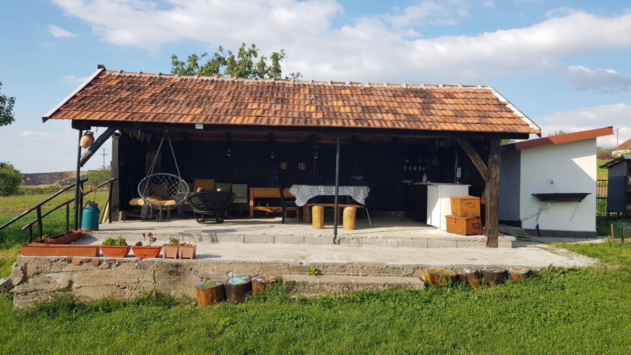 Foișorul din prezent obișnuia să fie un coteț de porci