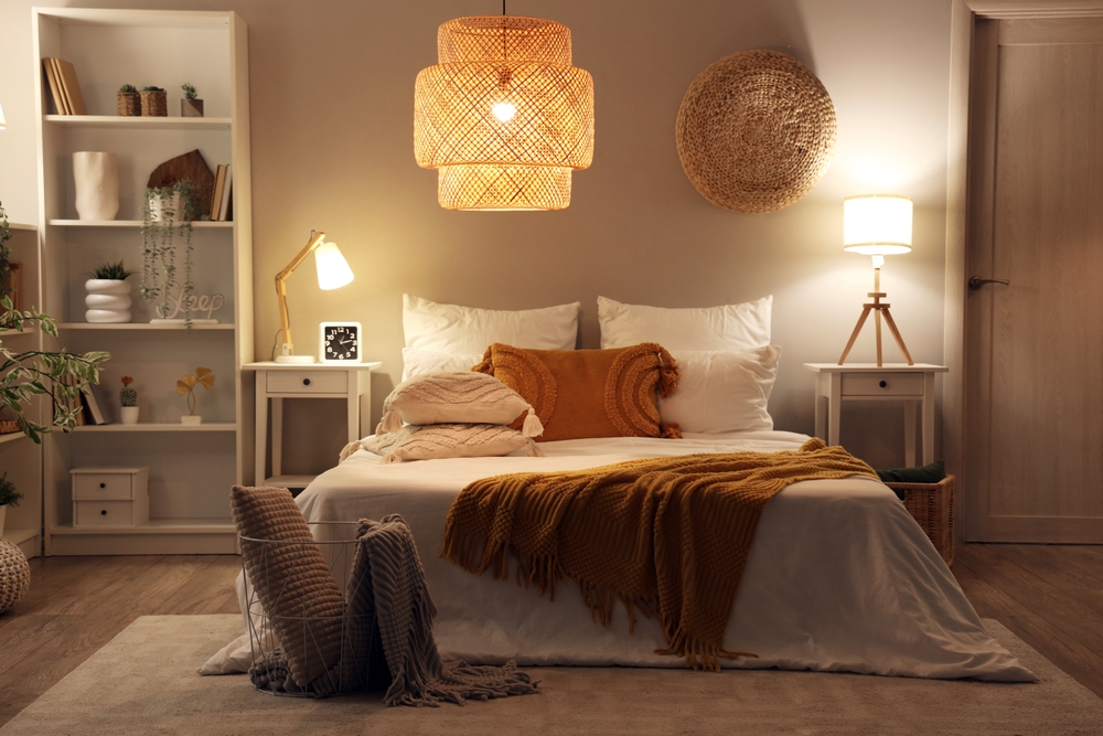 iluminare dormitor cozy