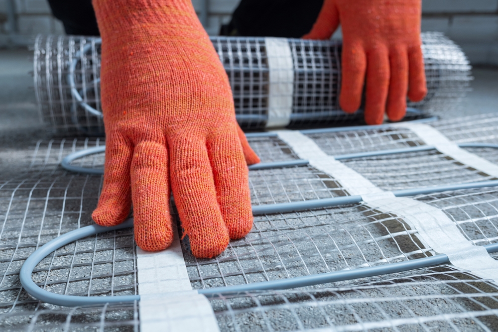instalare sistem incalzire in pardoseala
