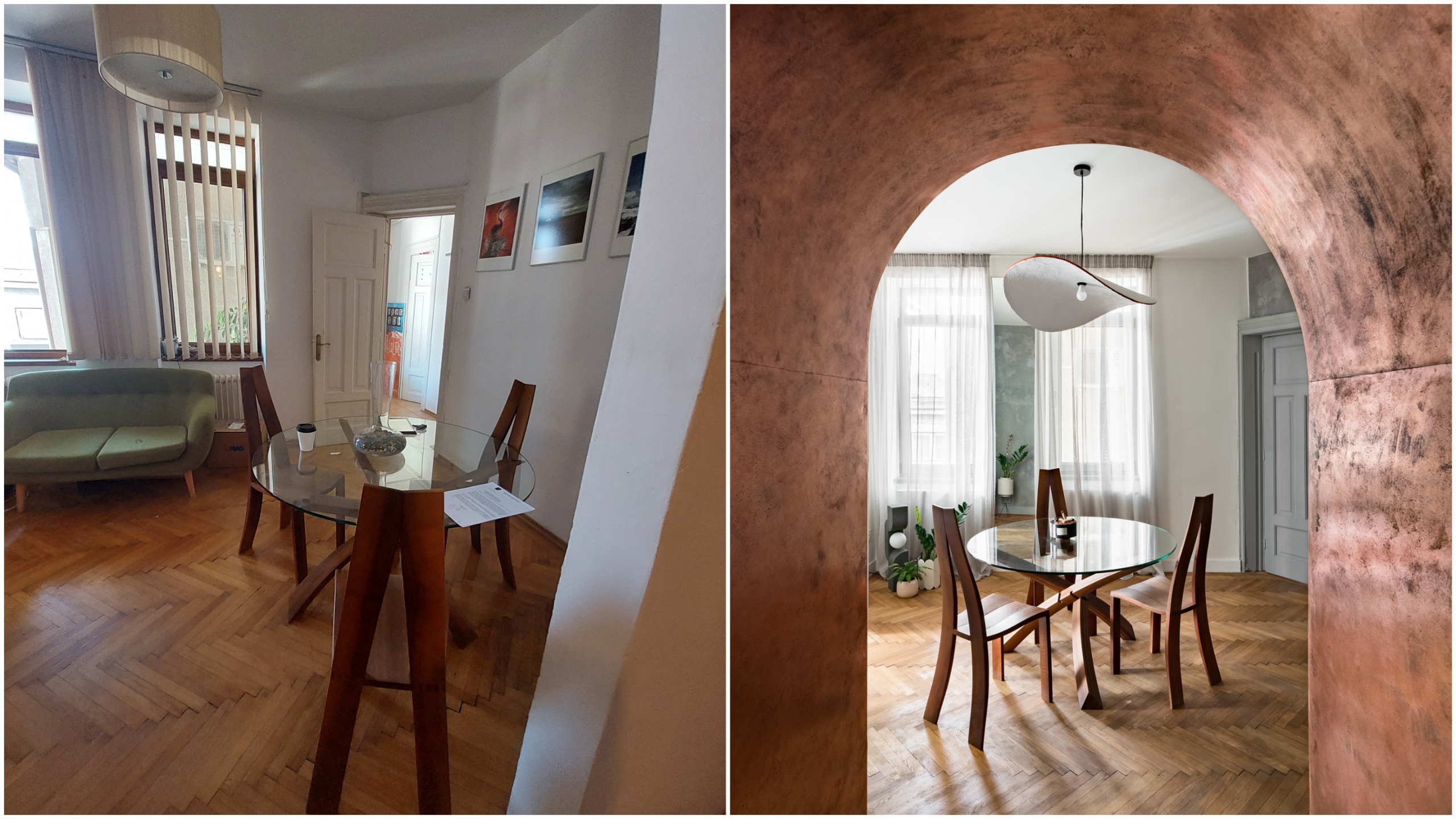 apartament București dining
