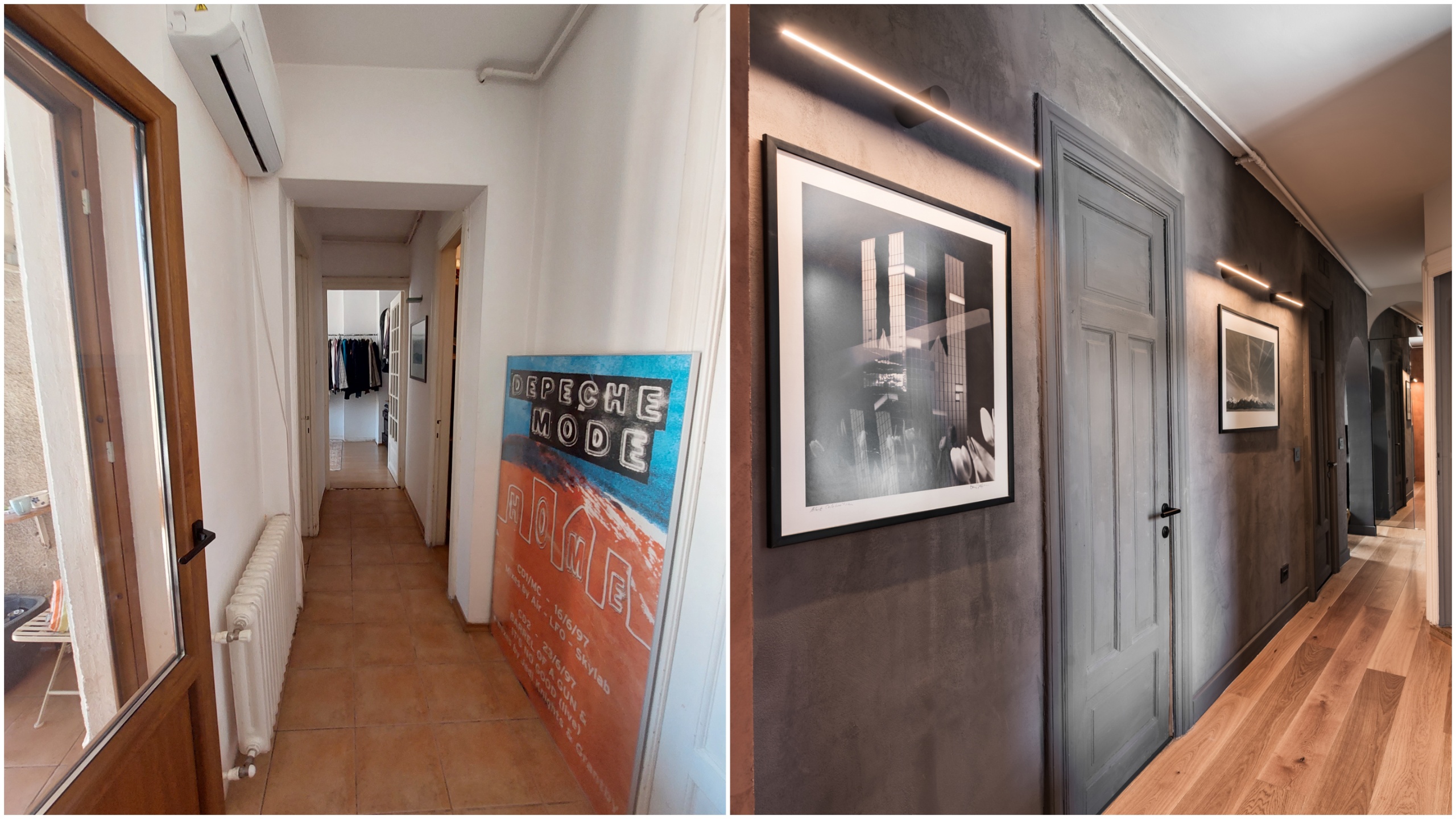 apartament clădire interbelică hol