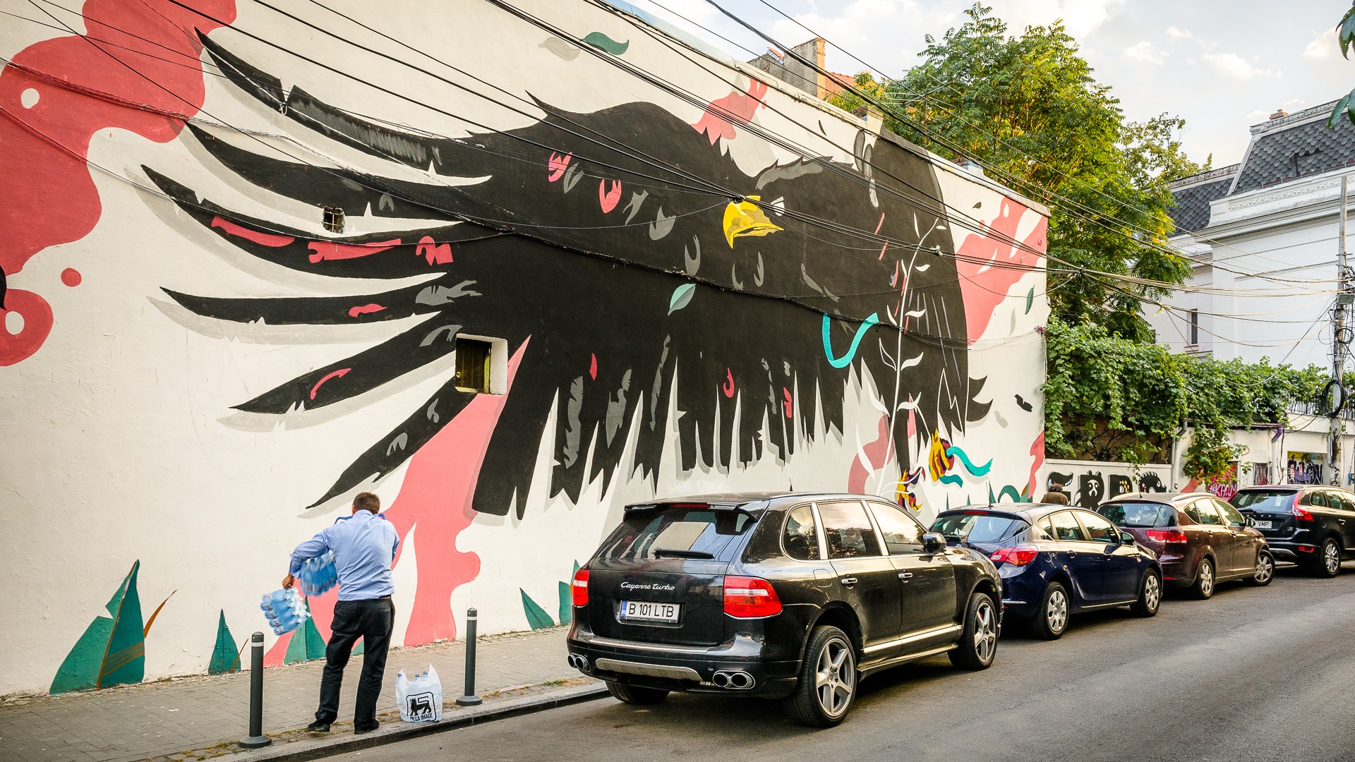 locuri instagramabile bucuresti strada pictor arthur verona grafitti cu pasare