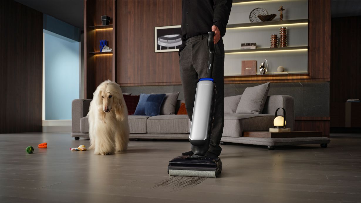 aspirator tineco floor one s9 artist cufratare par de animale podea living catel alb
