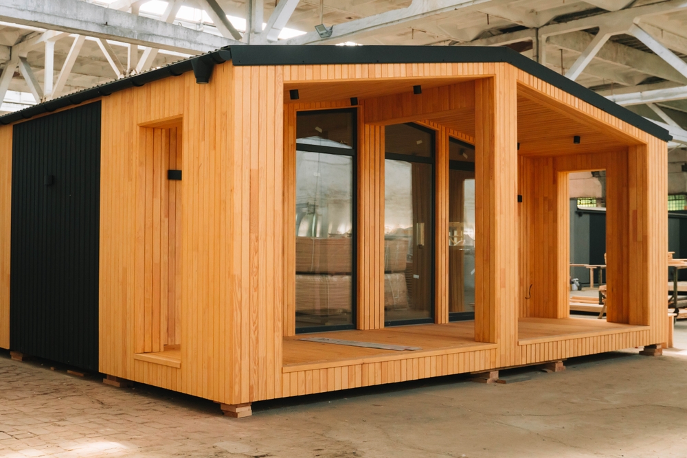 casa modulara din lemn prefabricata de-a gata