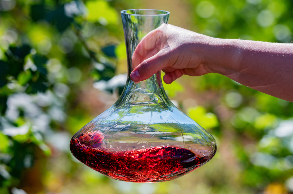 decantor pentru vin rosu