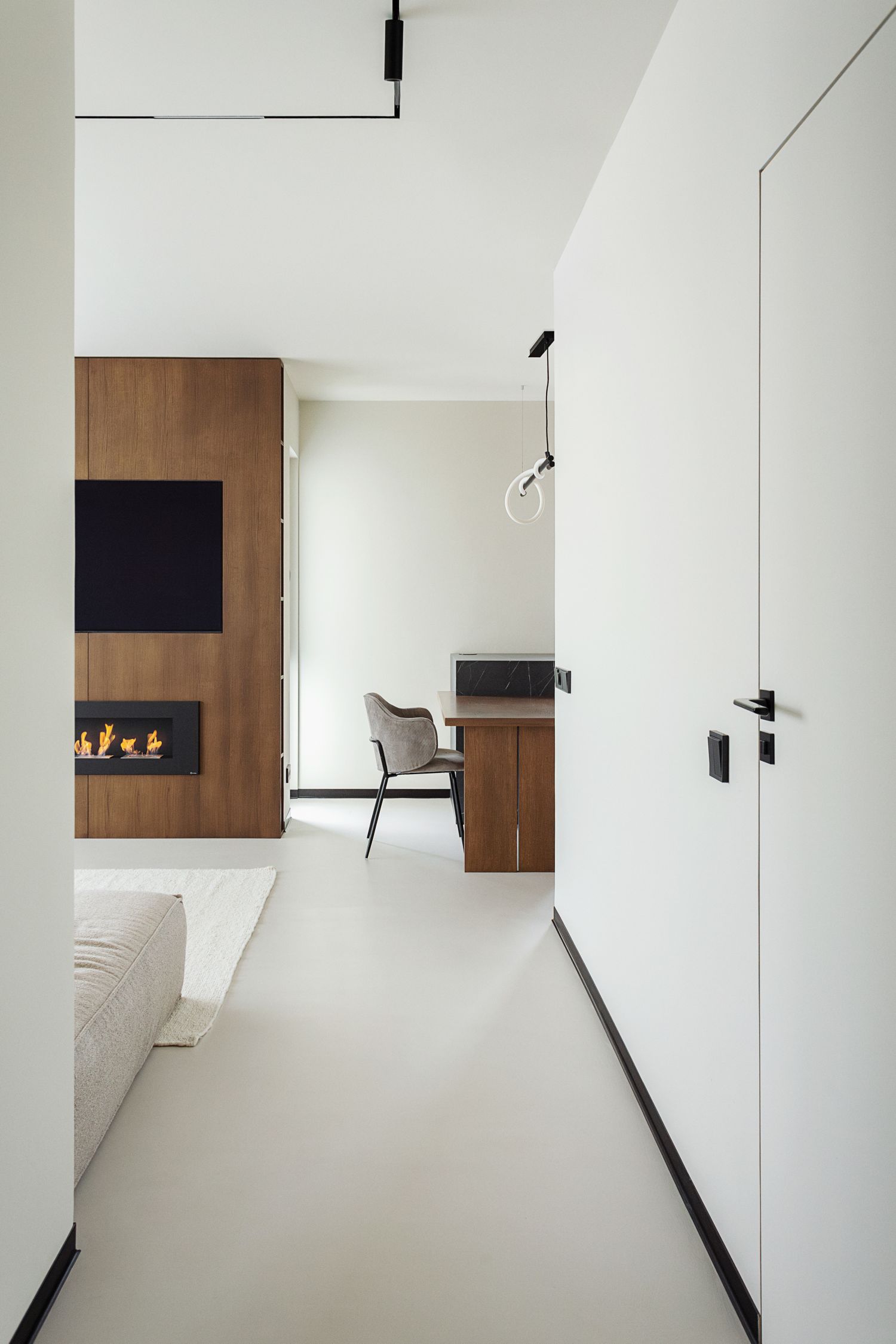 amenajare apartament cu design interior modern minimalist hol